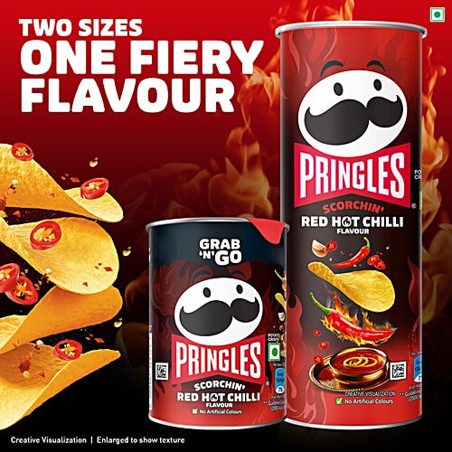 Scorchin' Red Hot Chilli Flavour Potato Crisps