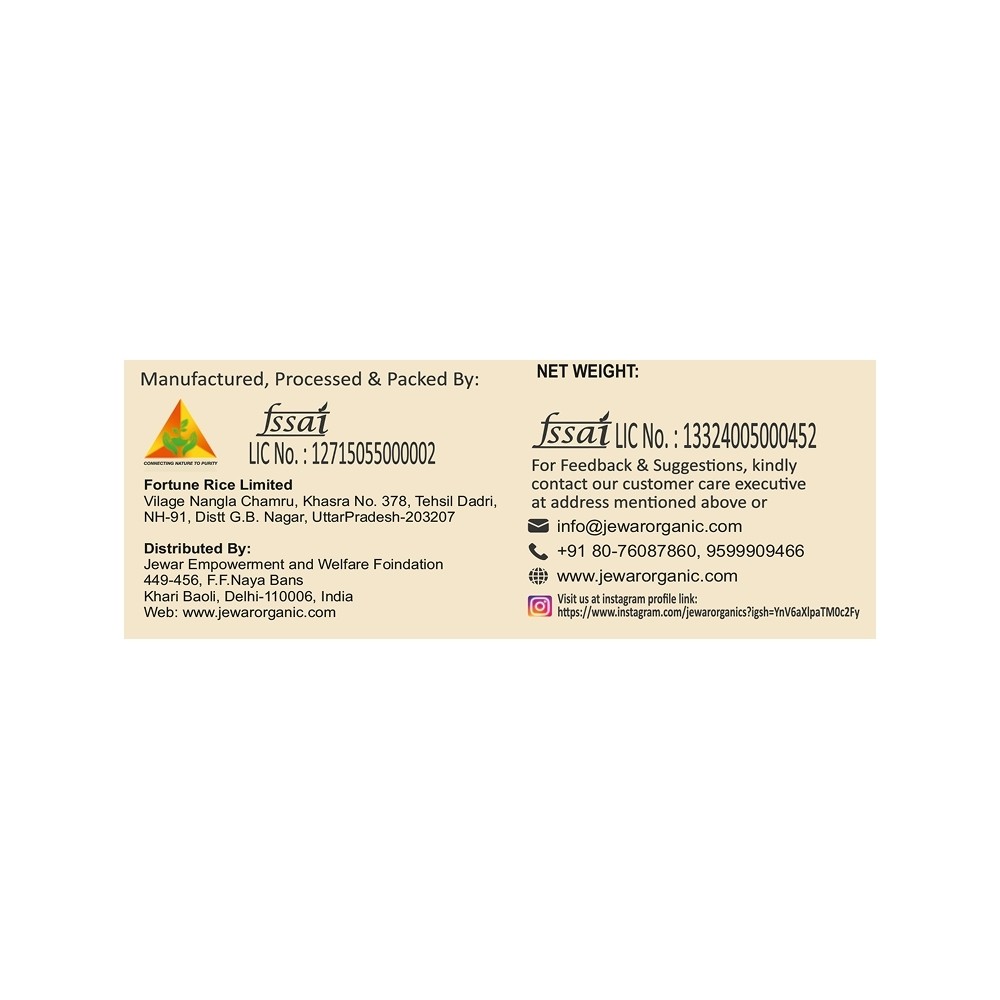 Jewar Organic Khapli Wheat Atta