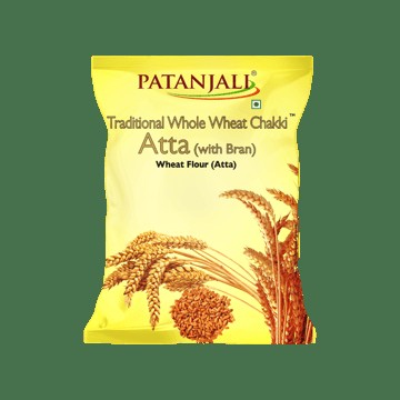 Patanjali Whole Wheat Chakki Atta (with Bran)