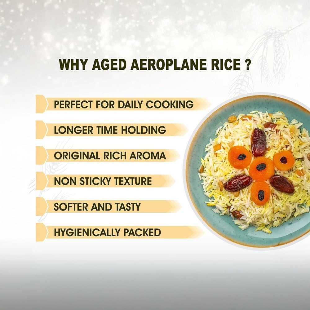 Aeroplane Rozana Basmati Rice (Long Grain)