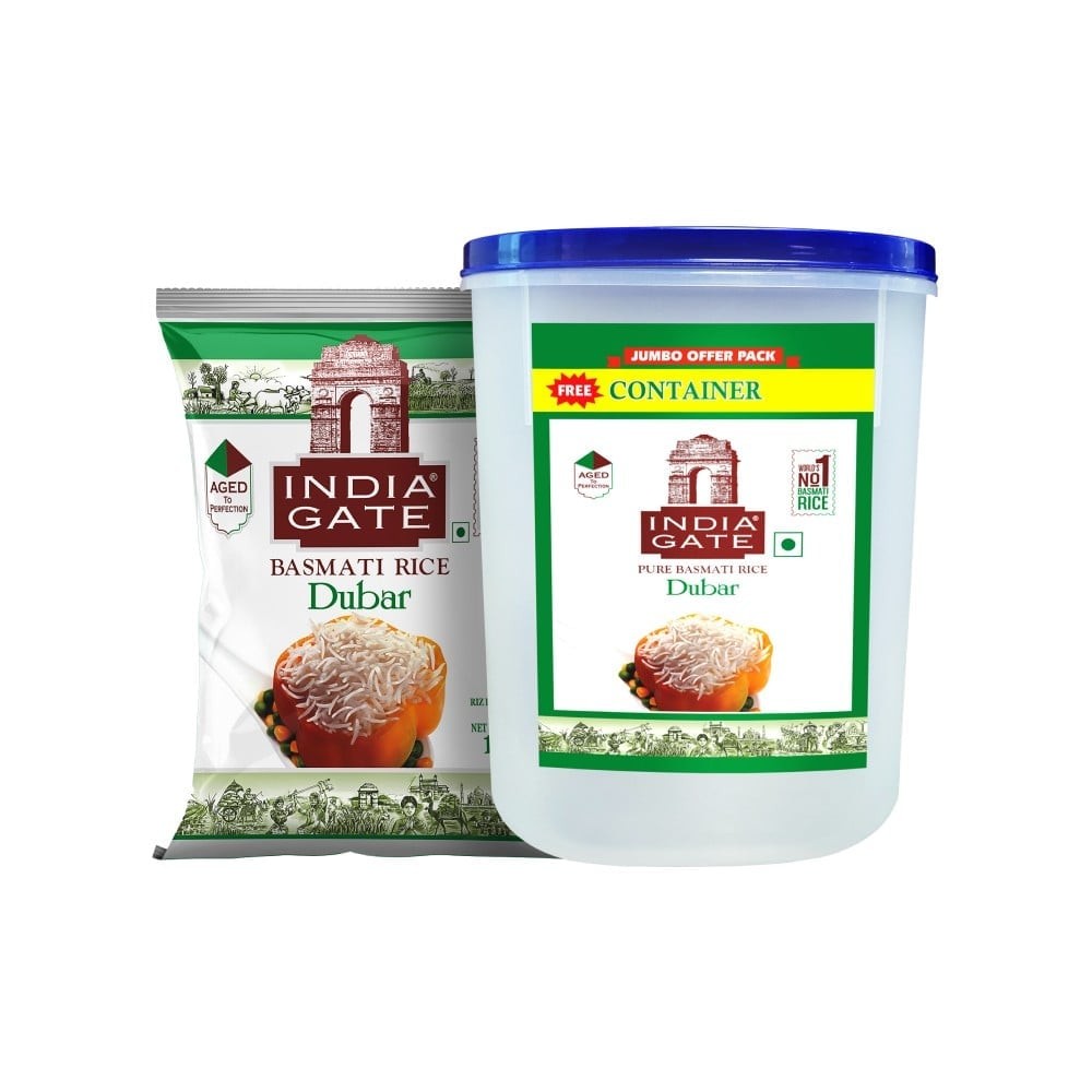 India Gate Dubar Basmati Rice Jar (Long Grain)