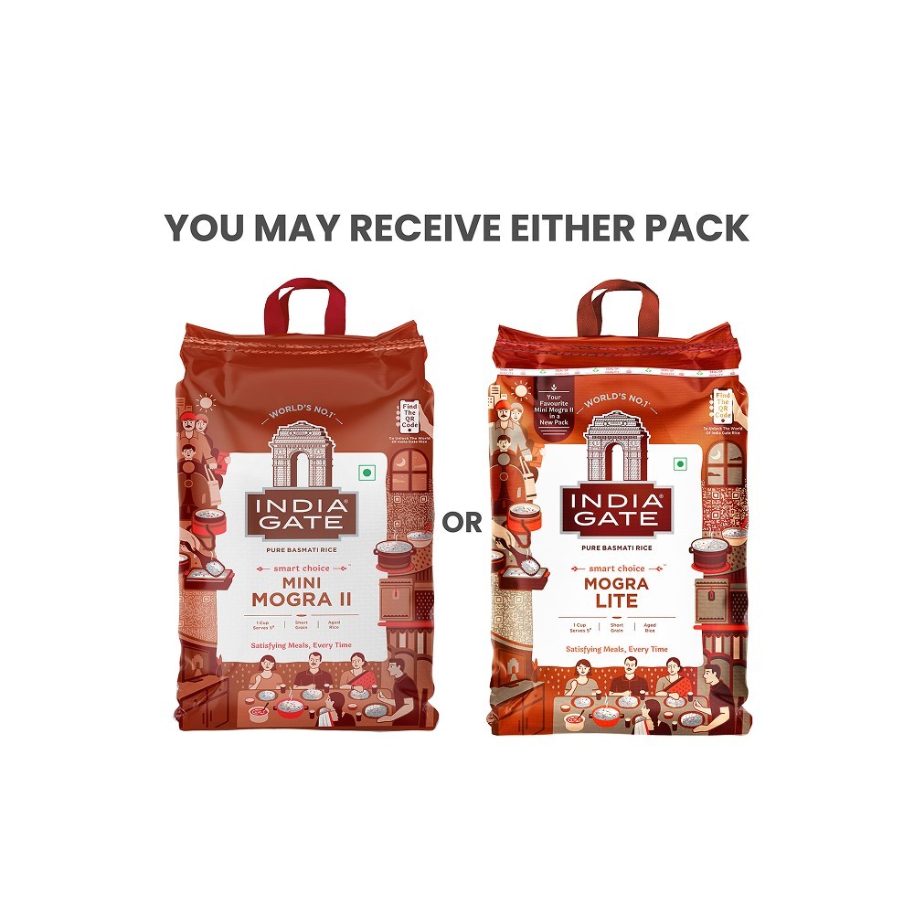 India Gate Mogra Lite /Mini Mogra Basmati Rice (Short Grain)