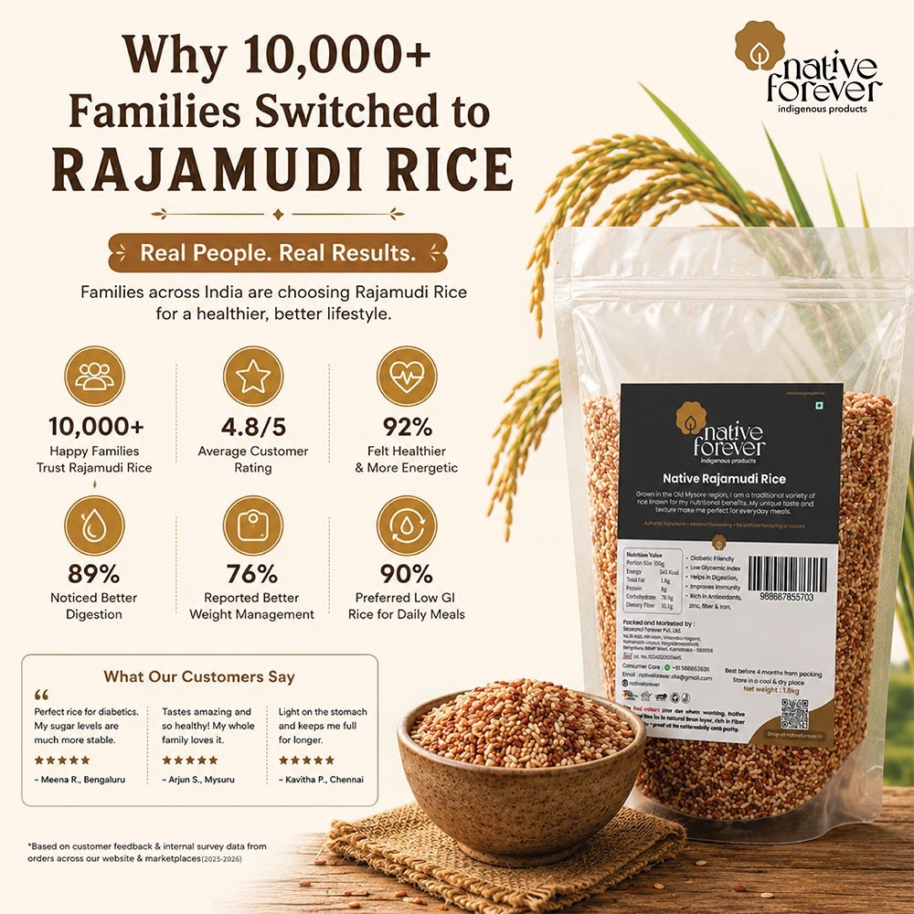 Native Forever Rajamudi Red Rice