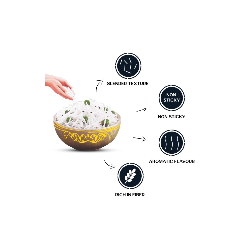 Pansari Tasty Tibar Basmati Rice (Pauna) (Long Grain)