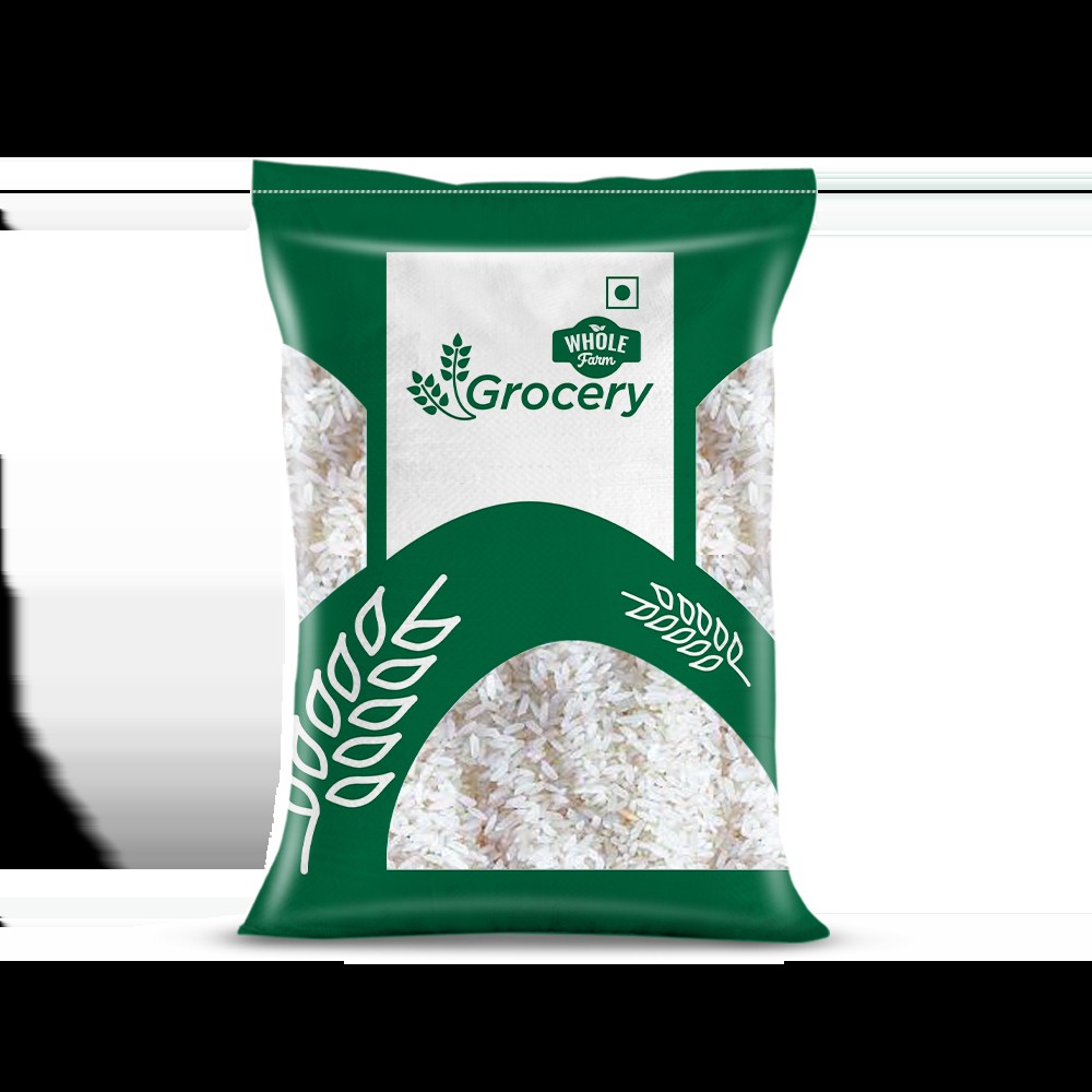 Whole Farm Grocery Raw Sonamasuri Rice (6-12 Months) (Medium Grain)