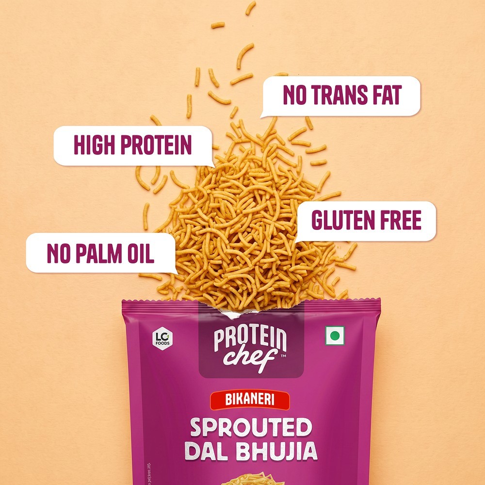 Protein Chef Sprouted Dal Bikaneri Bhujia