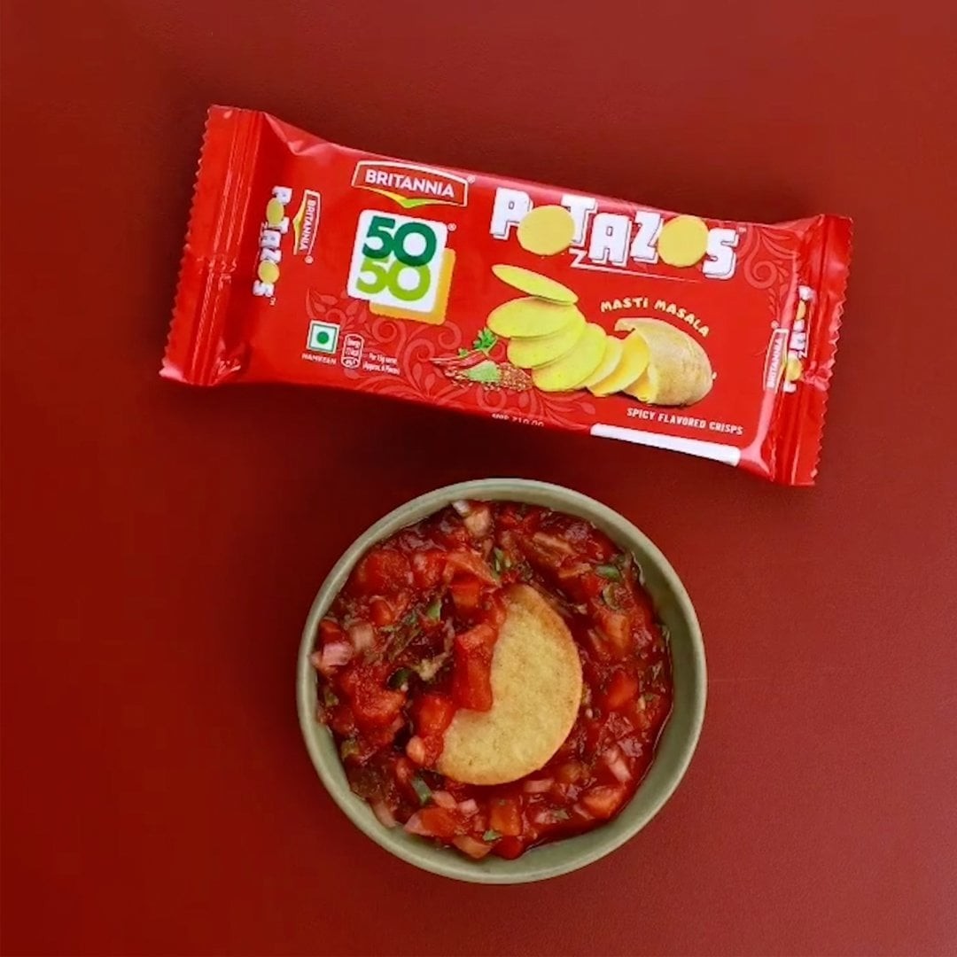 Britannia 5050 Potazos Masti Masala Potato Biscuit