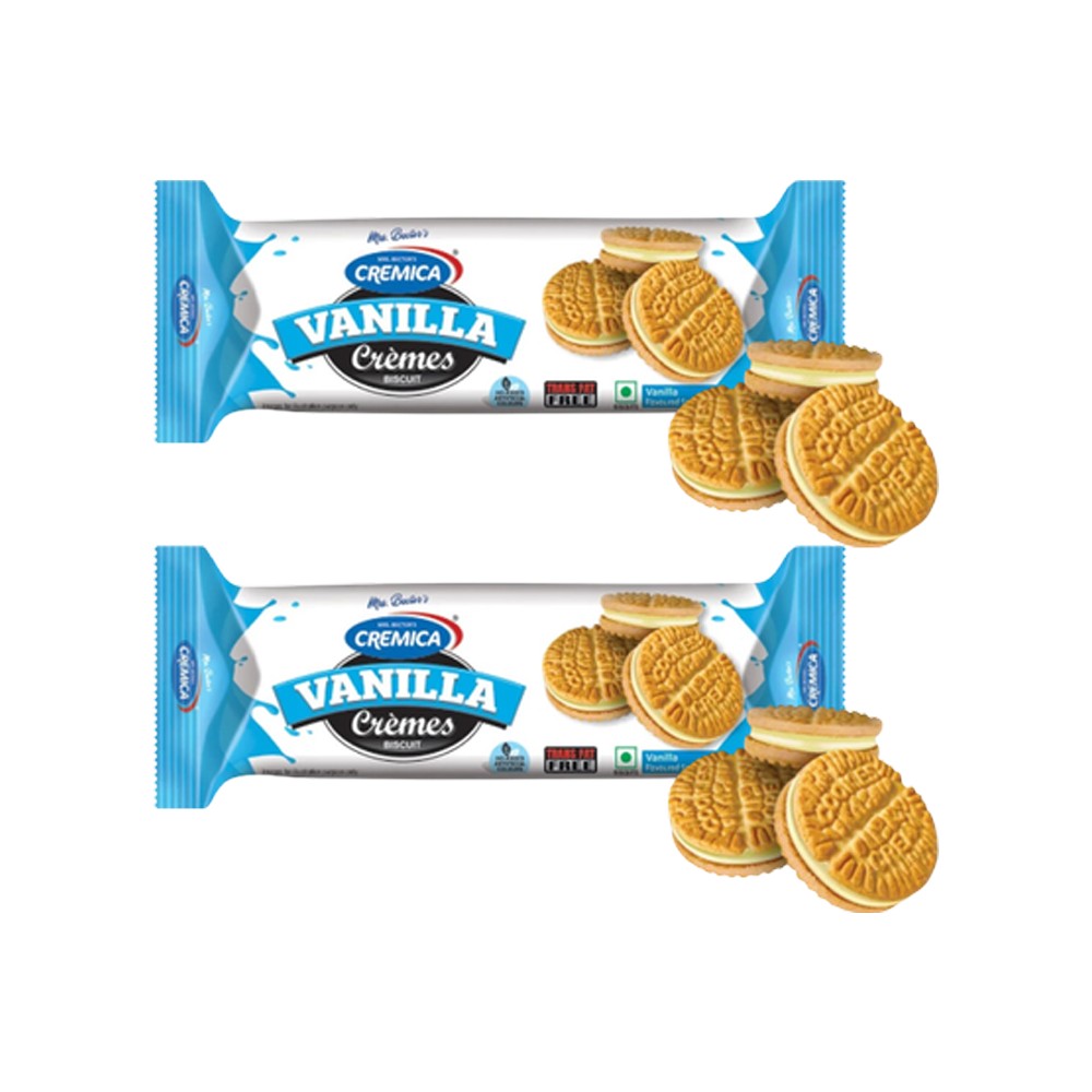 Cremica Vanilla Sandwich Cream Biscuits