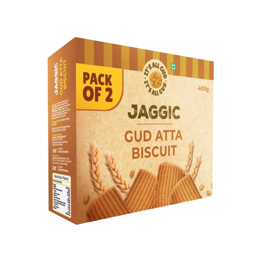 Jaggic Gud Atta Biscuit