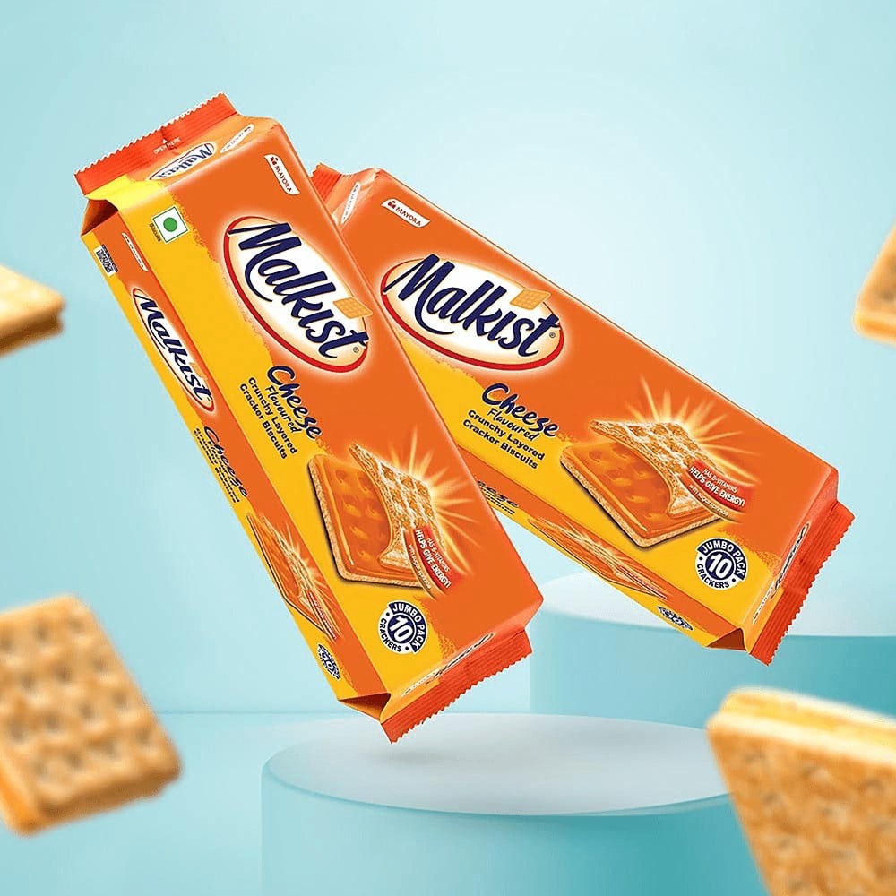 Malkist Cheese Flavoured Cracker Biscuit - Family Pack