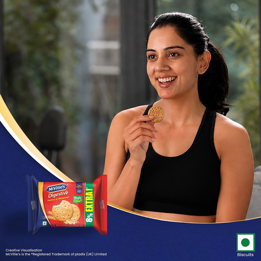McVitie's Digestive High Fibre Biscuit, Trans Fat Free