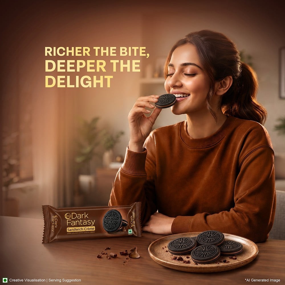 Sunfeast Dark Fantasy Choco Sandwich Crème Biscuits