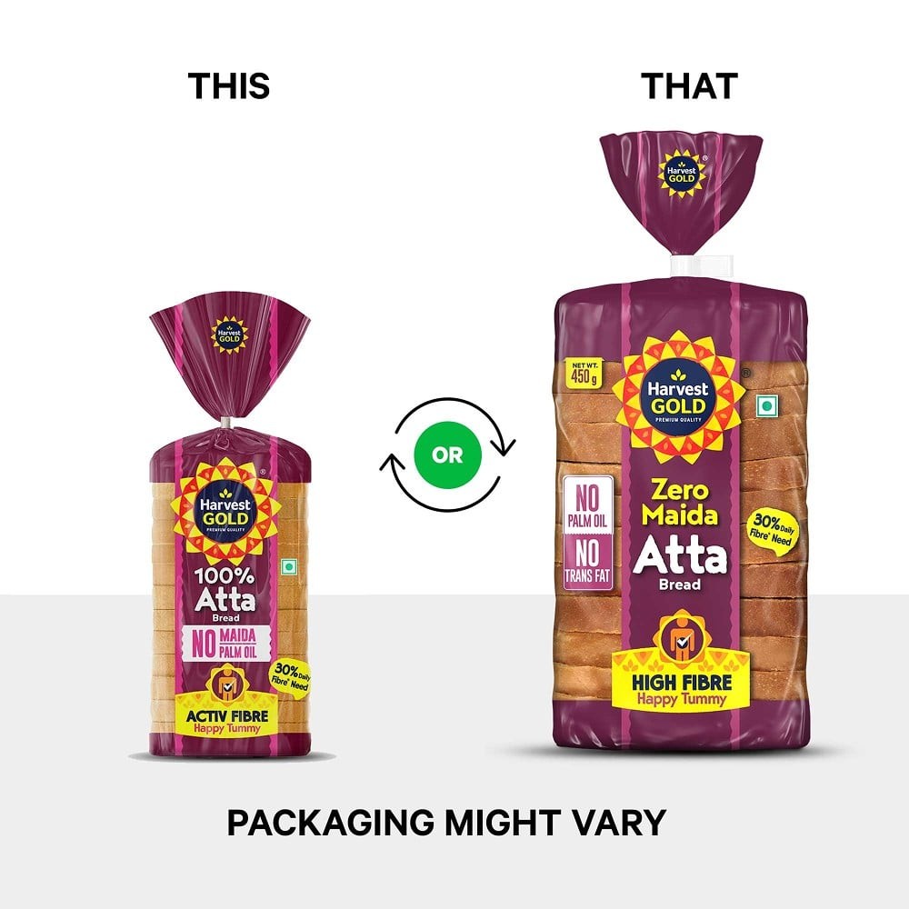 Harvest Gold Atta Whole Wheat Bread