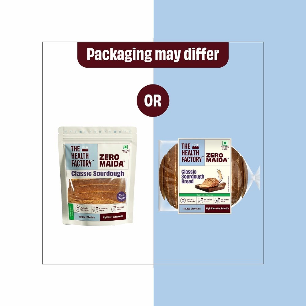 The Health Factory Zero Maida Sourdough Classic Wheat Bread