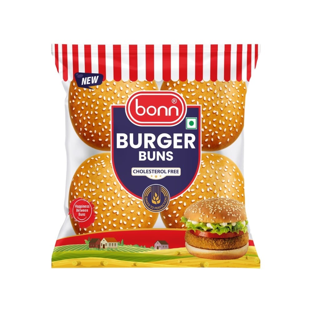 Bonn Sesame Burger Bun Bread