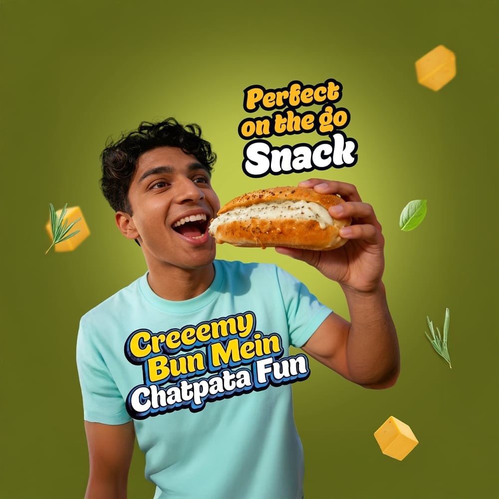 Harvest Gold Snackiez Cheese & Herb Cream Bun