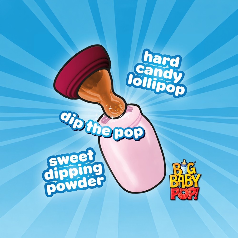 Bazooka Big Baby Lollipop Candy
