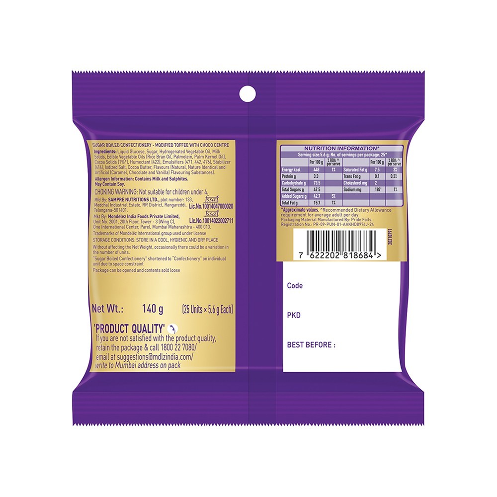 Cadbury Choclairs Gold Pack