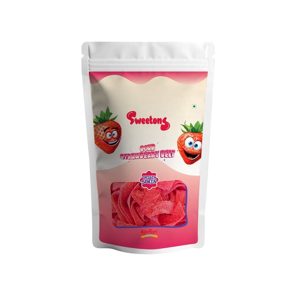 Weeton Sour Strawberry Belt Candy