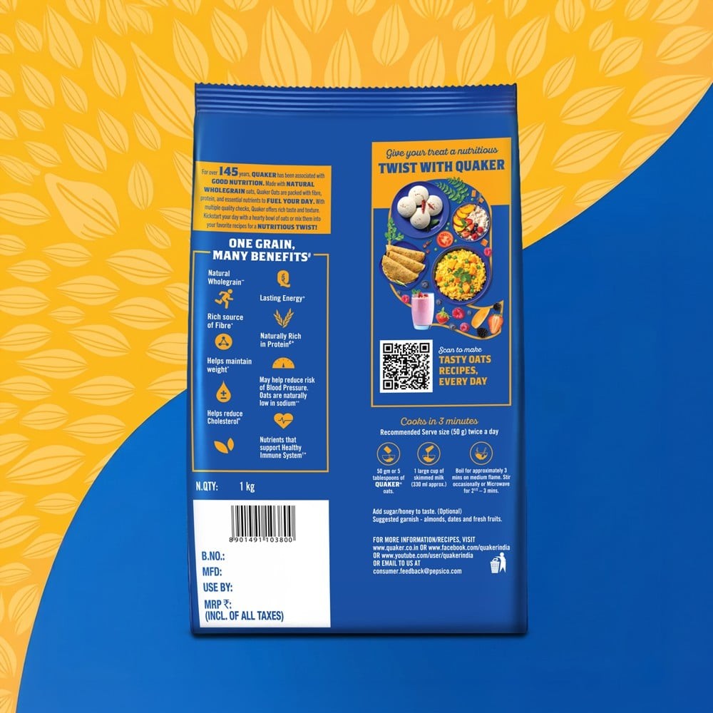 Quaker Rolled Instant Oats Breakfast Cereal
