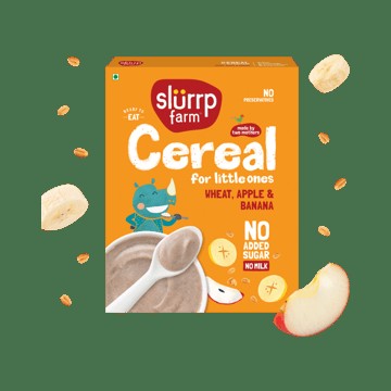Slurrp Farm Wheat, Apple & Banana Kids Cereal