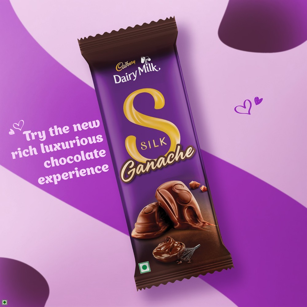 Cadbury Dairy Milk Silk Ganache Milk Chocolate Bar