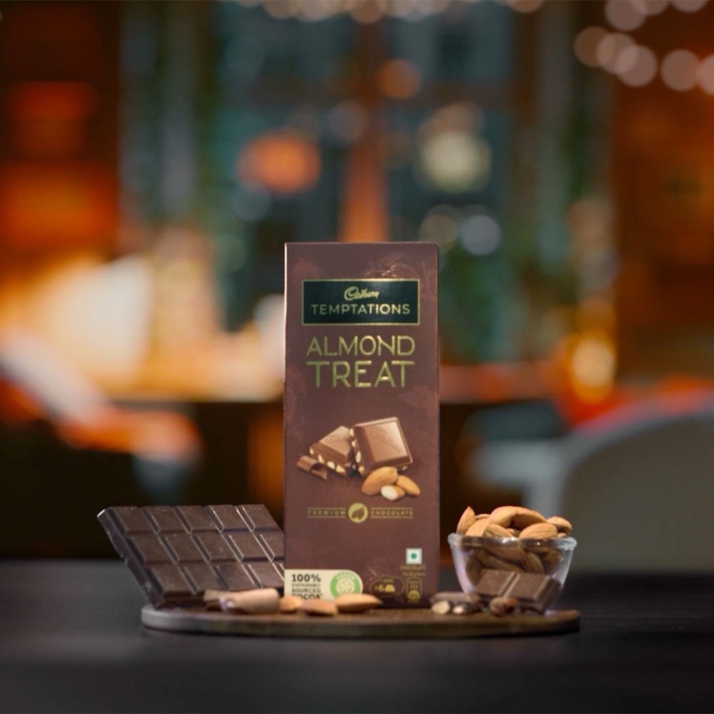Cadbury Temptations Almond Treat Premium Milk Chocolate Bar