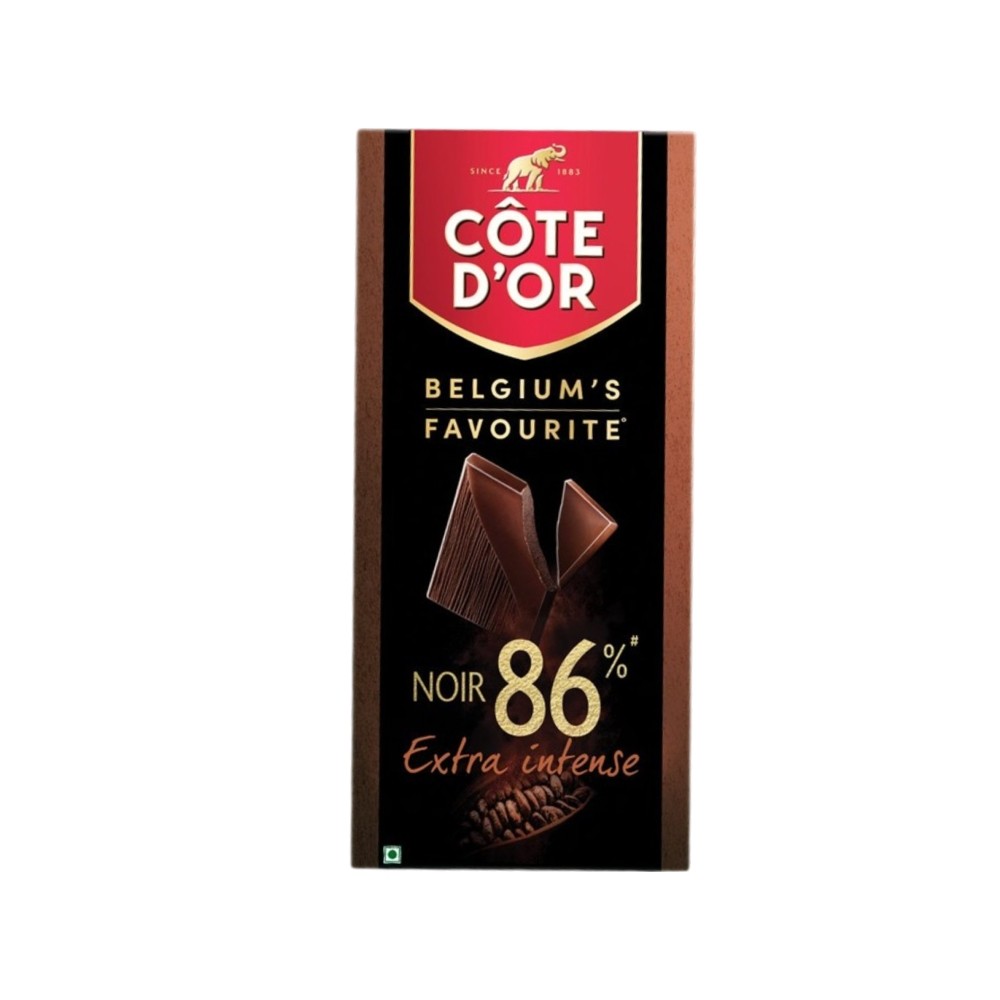 Cote D'or 86% Dark Premium Belgian Dark Chocolate Bar