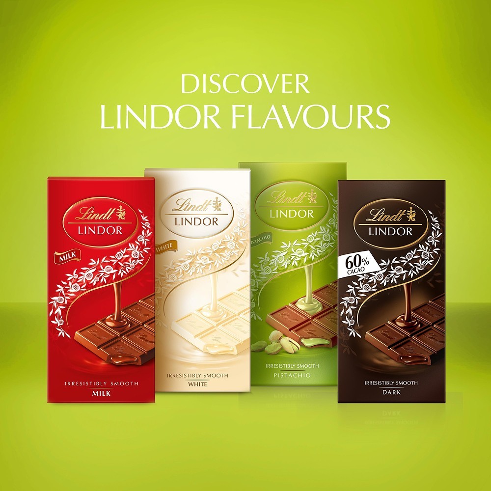 Lindt Lindor Pistachio Milk Chocolate Bar