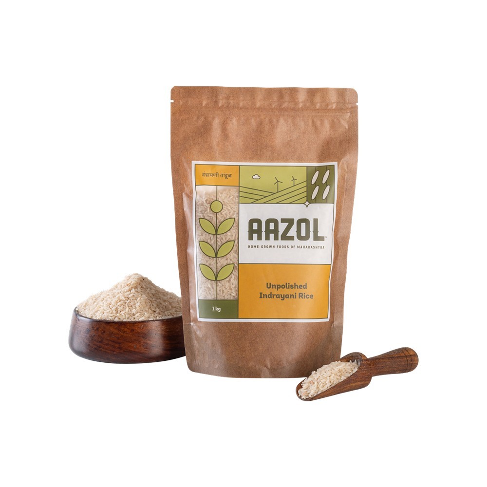Aazol Unpolished Indrayani Rice