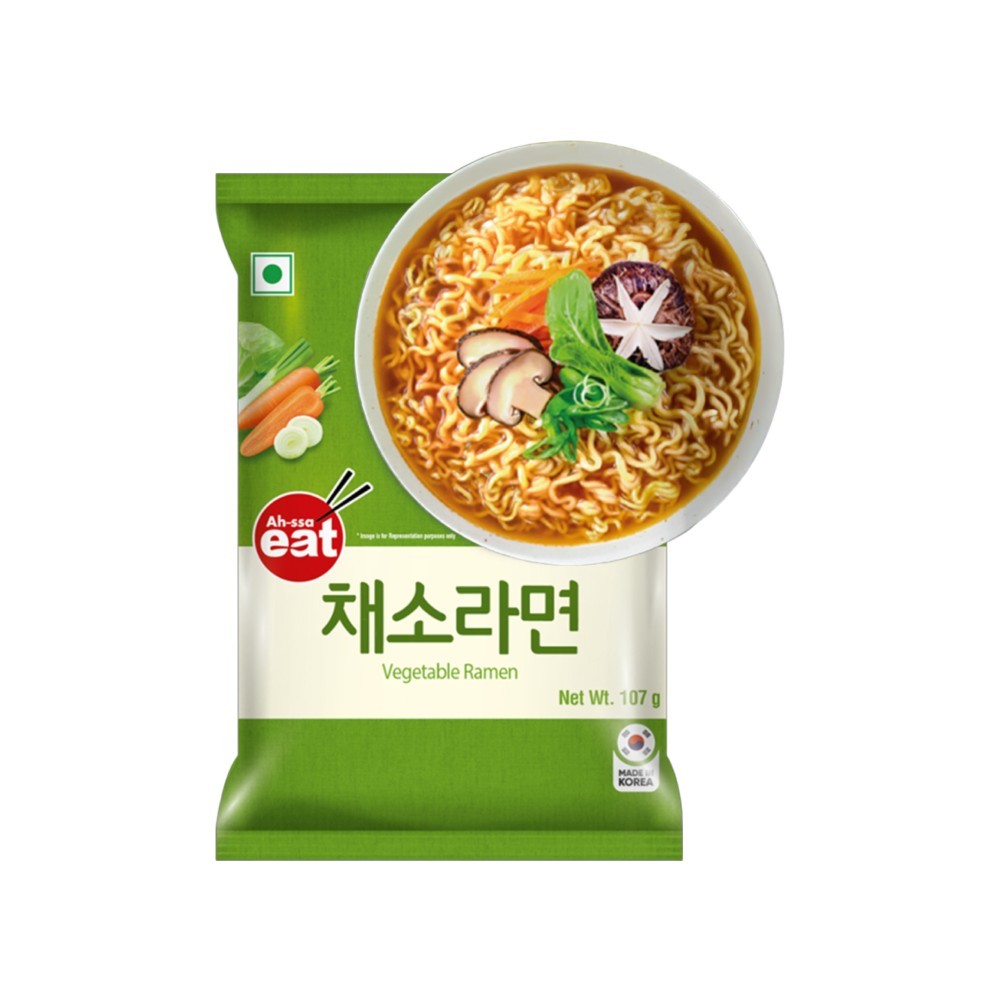 Ah-ssa Vegetable Ramen Instant Noodles