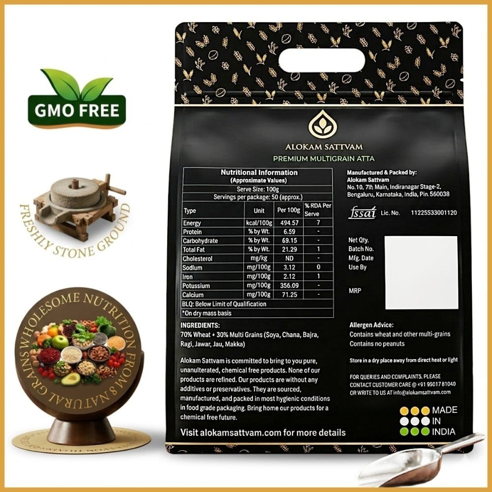 Alokam Sattvam Multigrain Atta