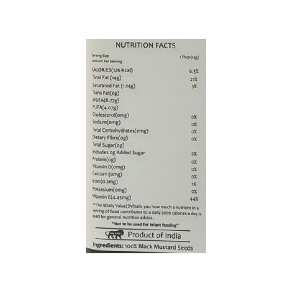 Amrove Cold Pressed Mustard Oil