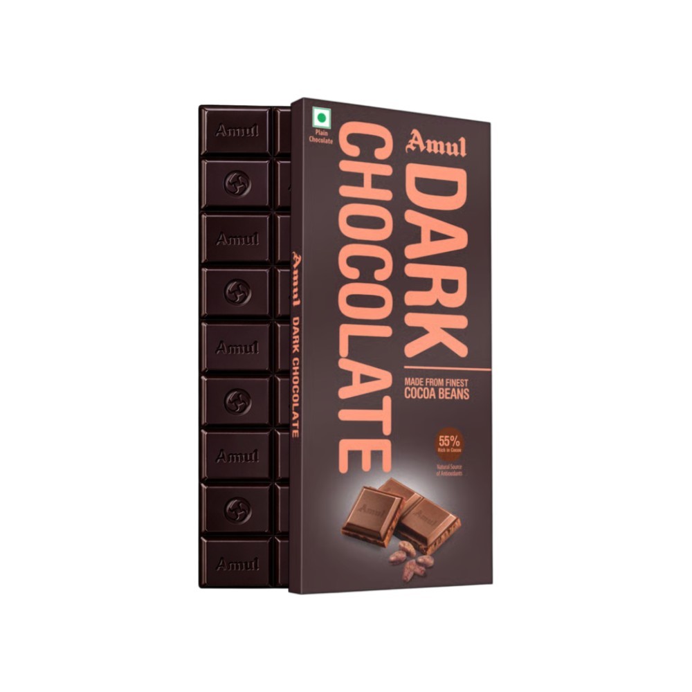 Amul 55% Cocoa Dark Chocolate Bar