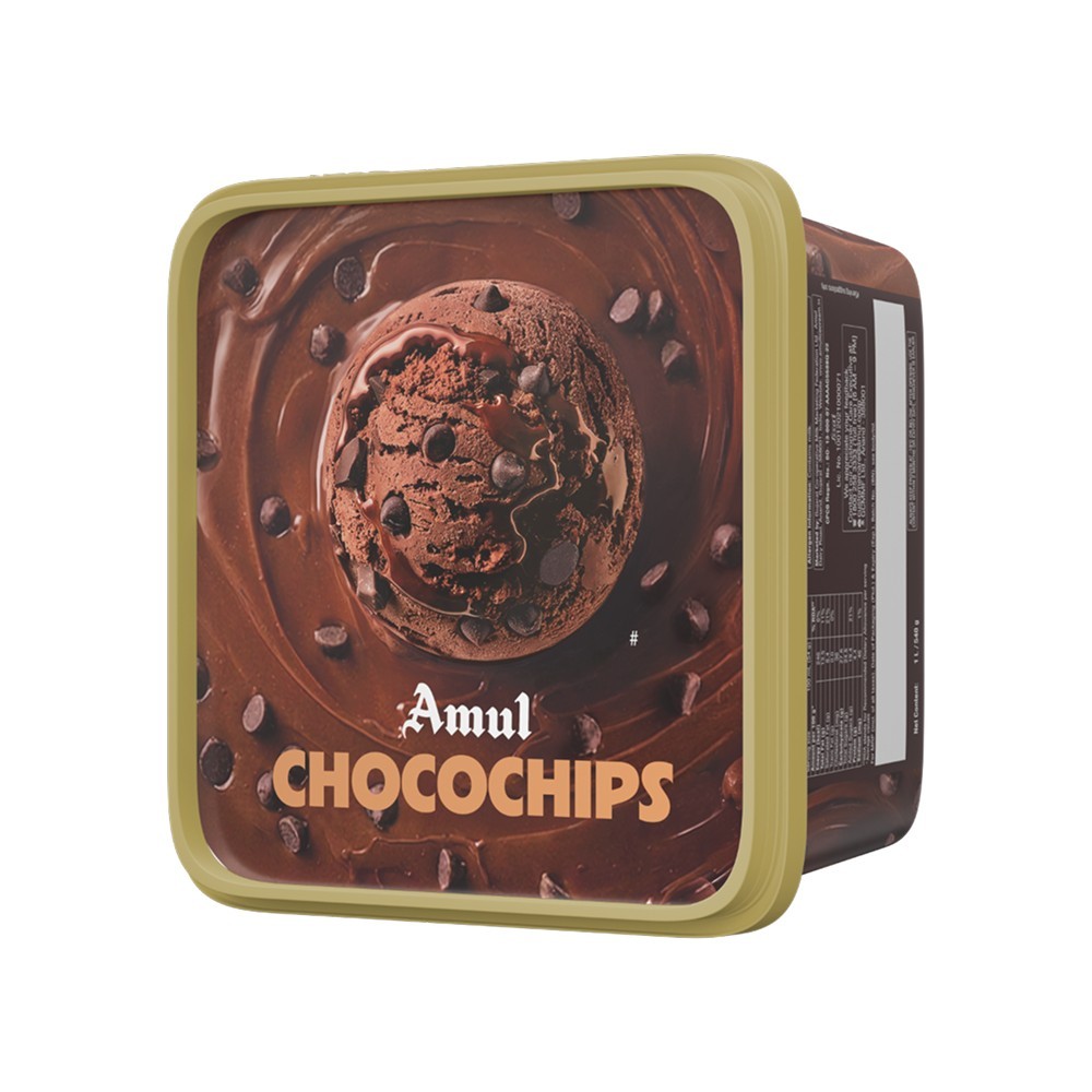 Amul Chocochips Ice Cream Tub
