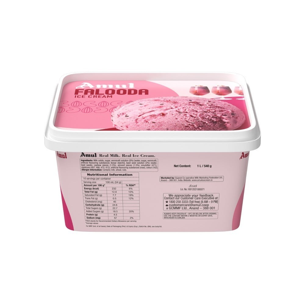 Amul Falooda Ice Cream Tub
