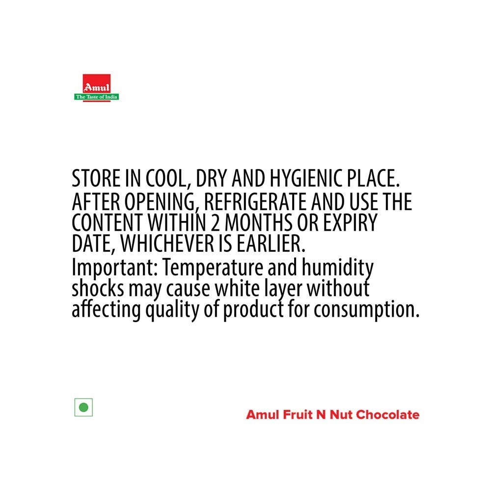 Amul Fruit & Nut Dark Chocolate Bar