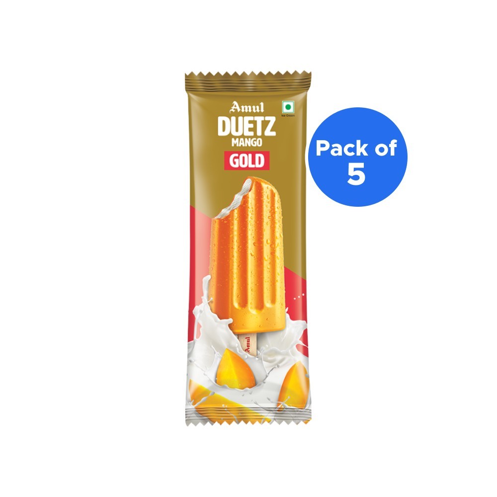 Amul Gold Duetz Mango Ice Cream Stick