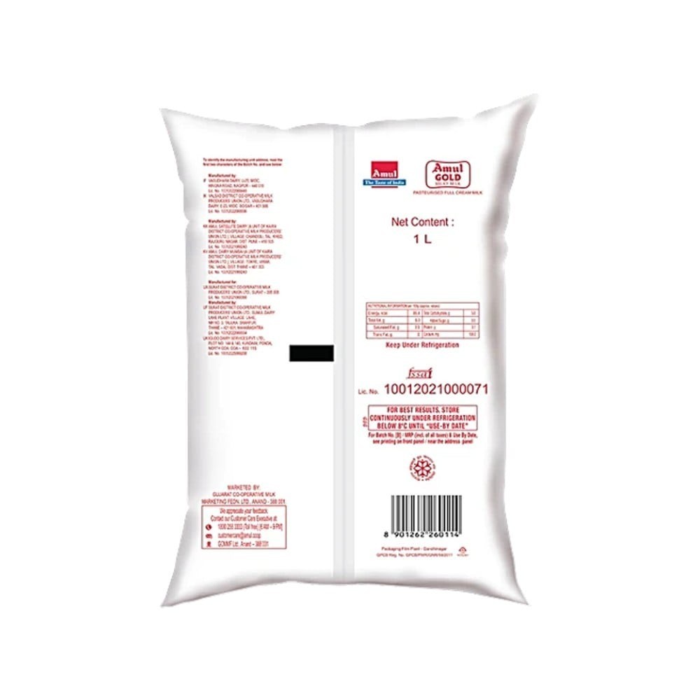 Amul Gold Full Cream Milk