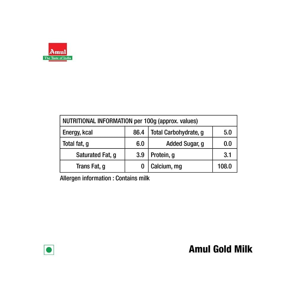 Amul Gold Full Cream Milk