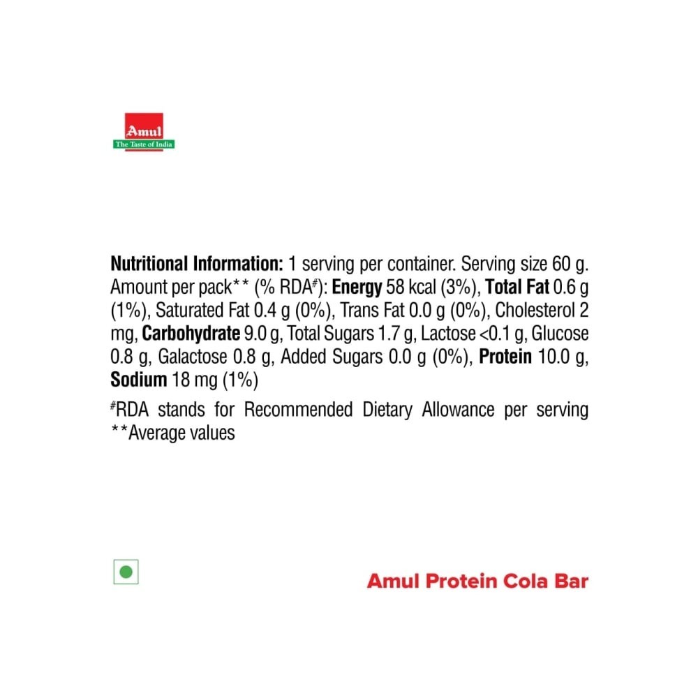 Amul Protein Cola Ice Cream Stick