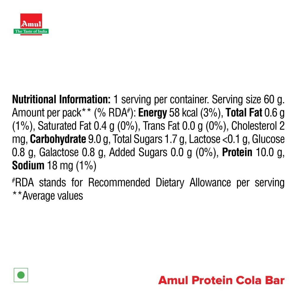 Amul Protein Cola Ice Cream Stick