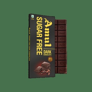 Amul Sugar Free Dark Chocolate Bar