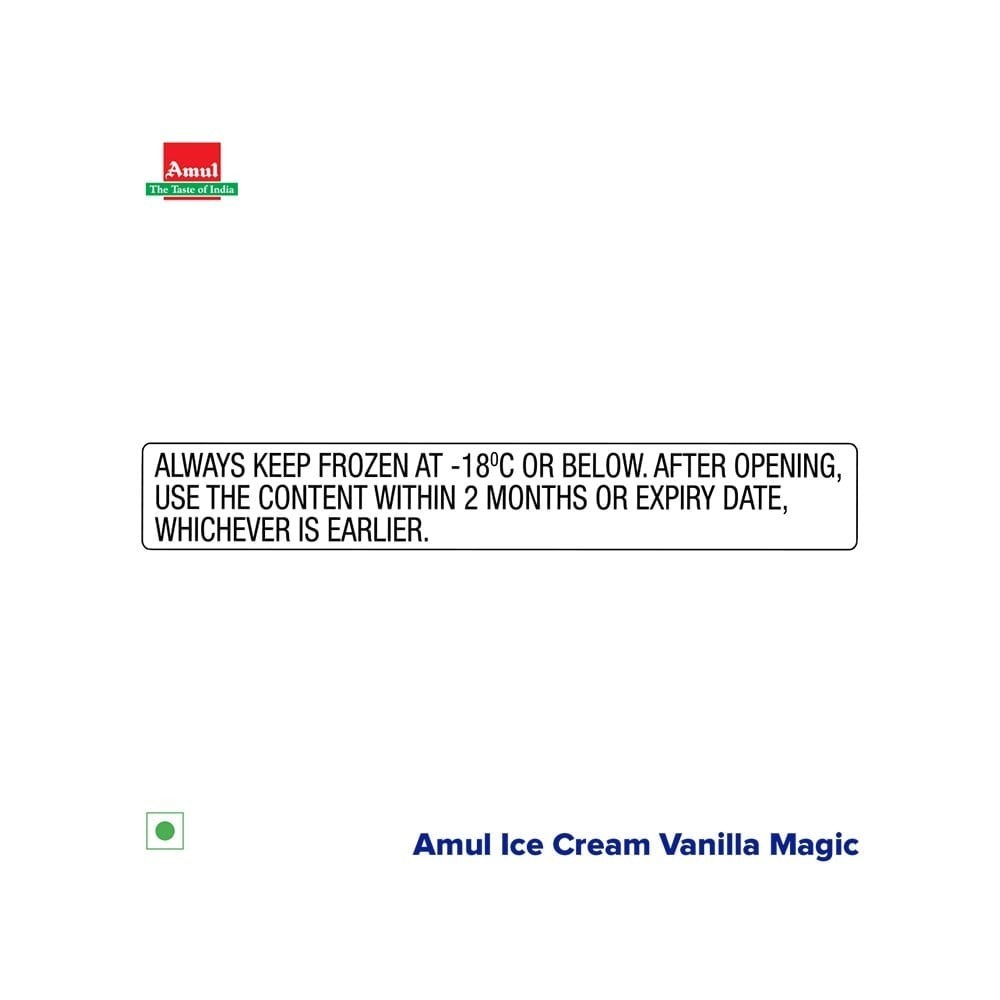 Amul Vanilla Magic Ice Cream Tub