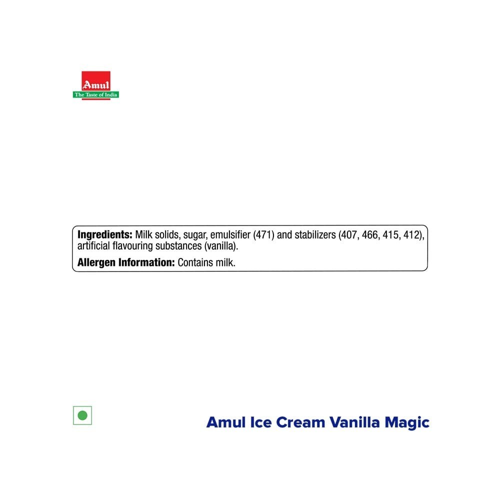 Amul Vanilla Magic Ice Cream Tub