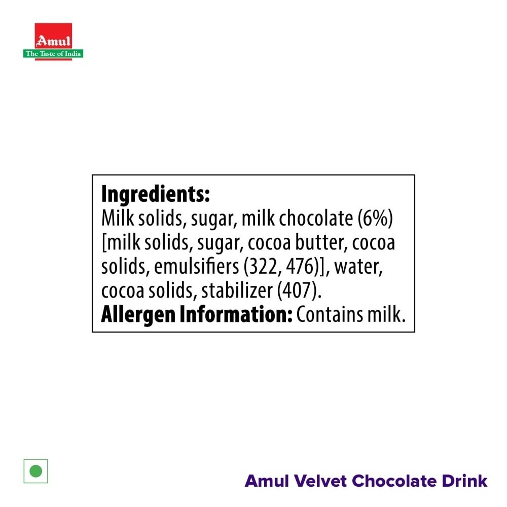 Amul Velvett Chocolate Milkshake