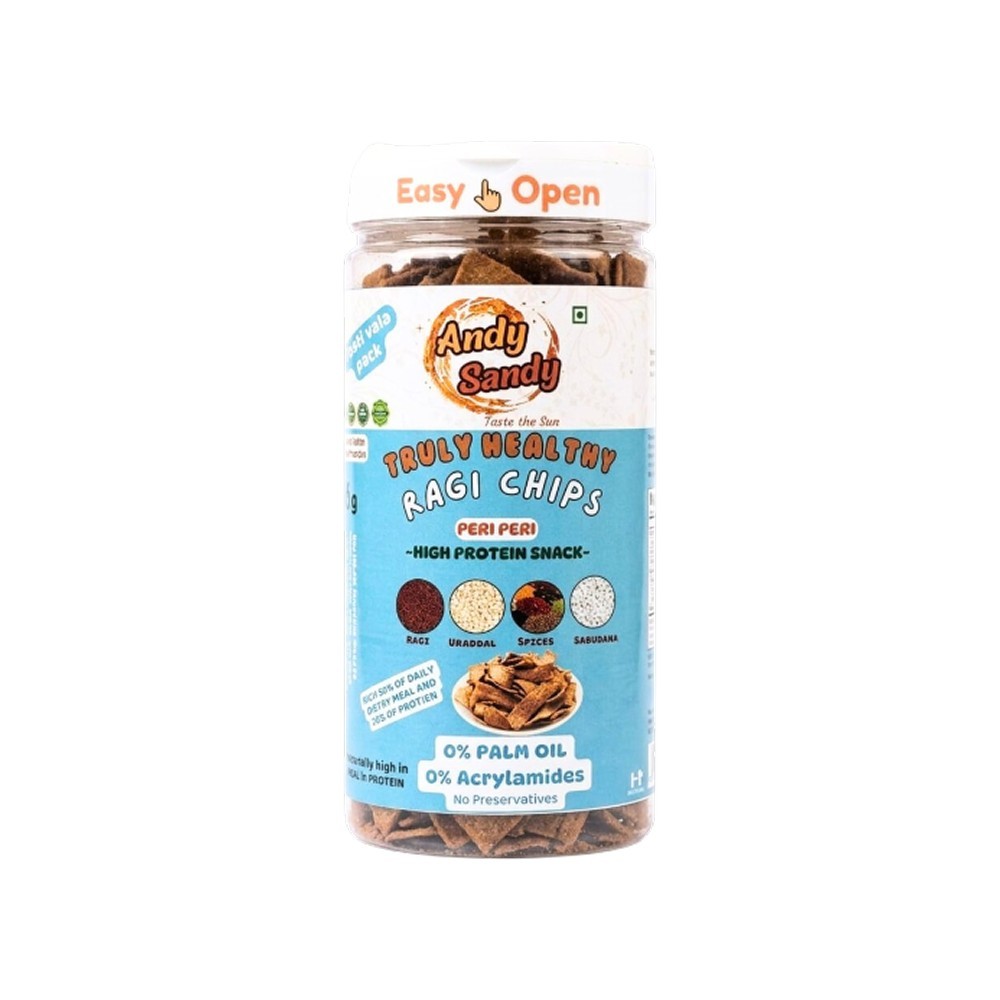 Andy Sandy Peri Peri Ragi Chips