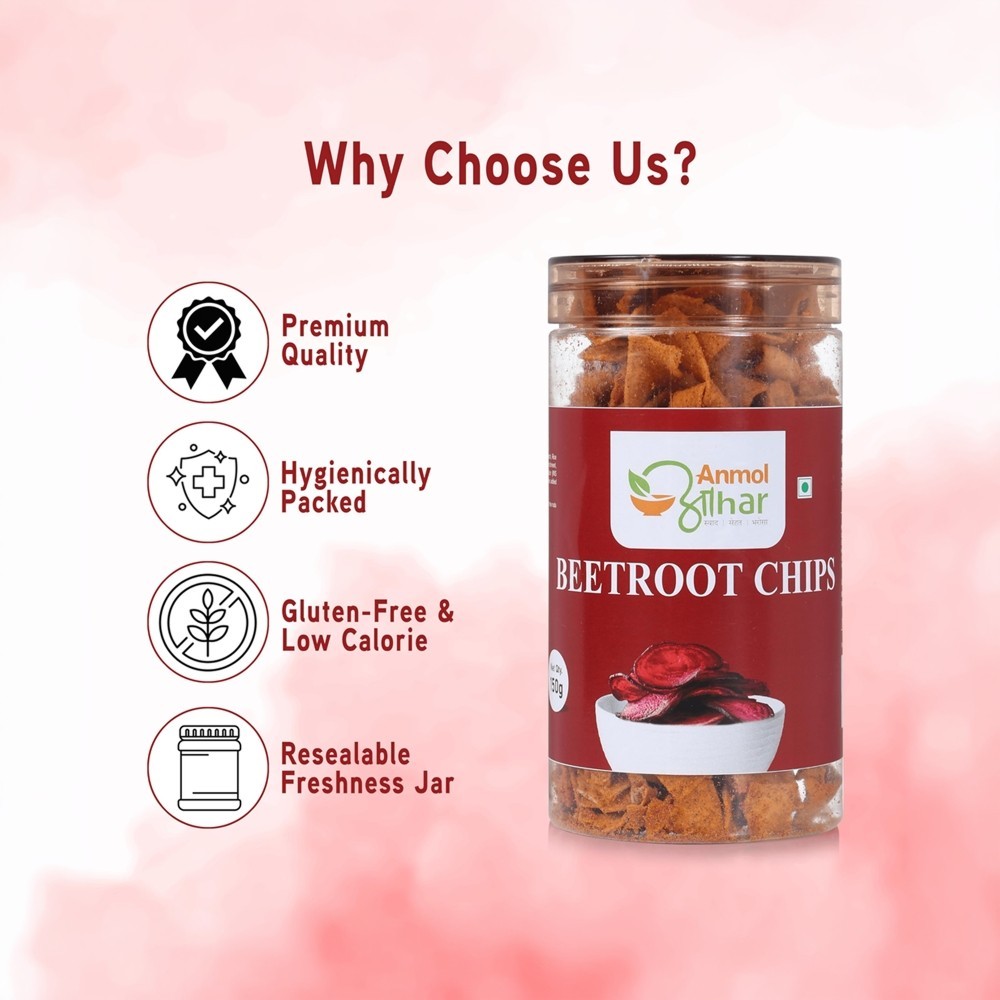 Anmol Aahar Healthy Beetroot Chips