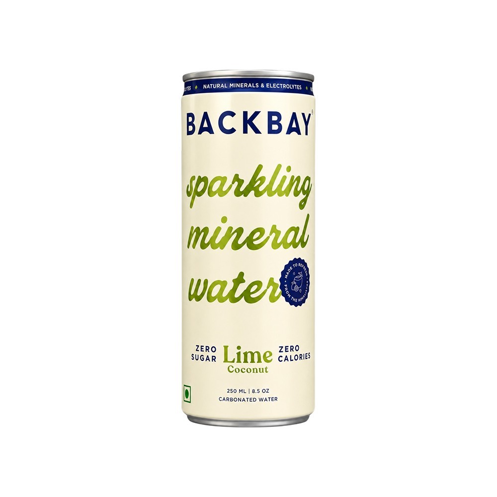 Backbay Lime Coconut Mineral Sparkling Water