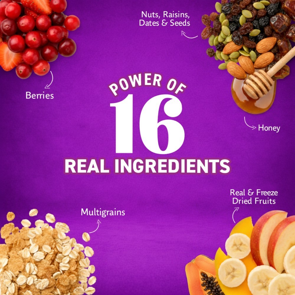 Bagrry's Crunchy Muesli 30% Fruit & Nut with Cranberries